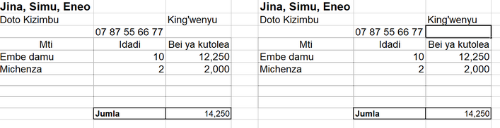 commande